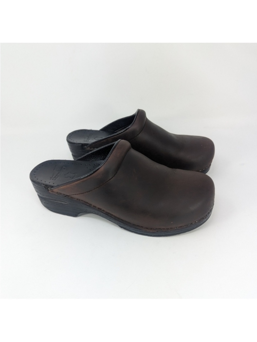 Dansko Sonja Antique‎ Clogs - Brown/Black size 40